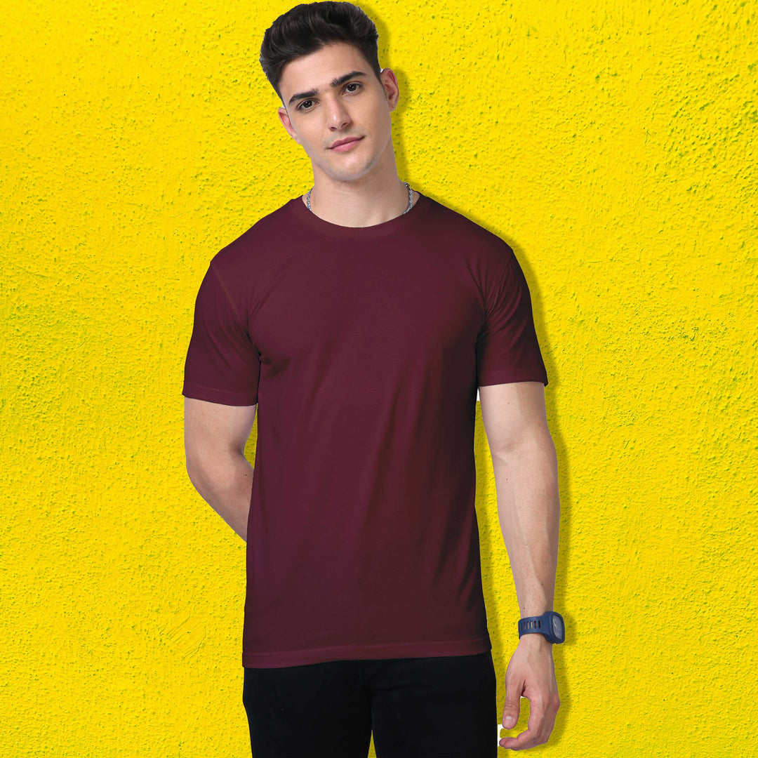 Maroon Luxury Supima T-shirt - Haanum