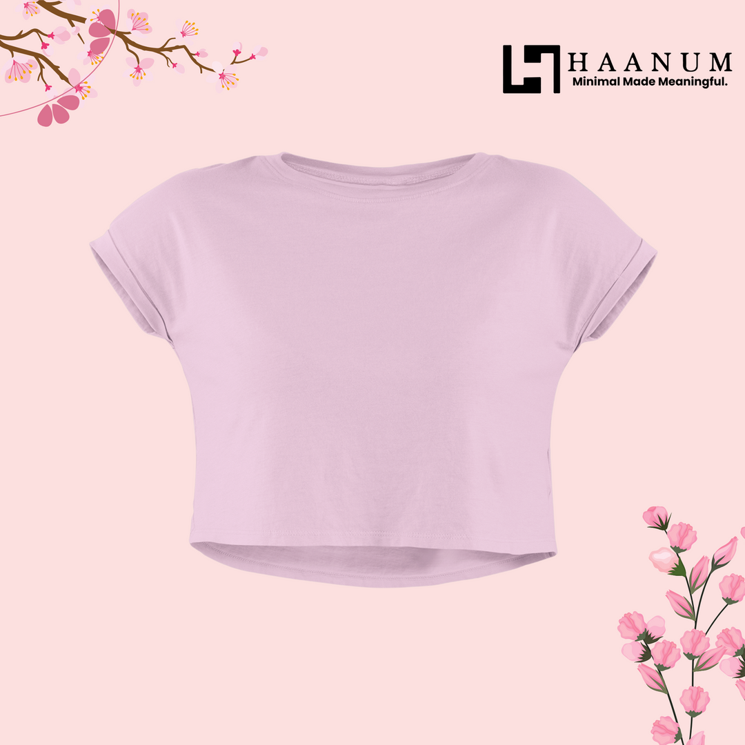 Pink Crop Top For Women