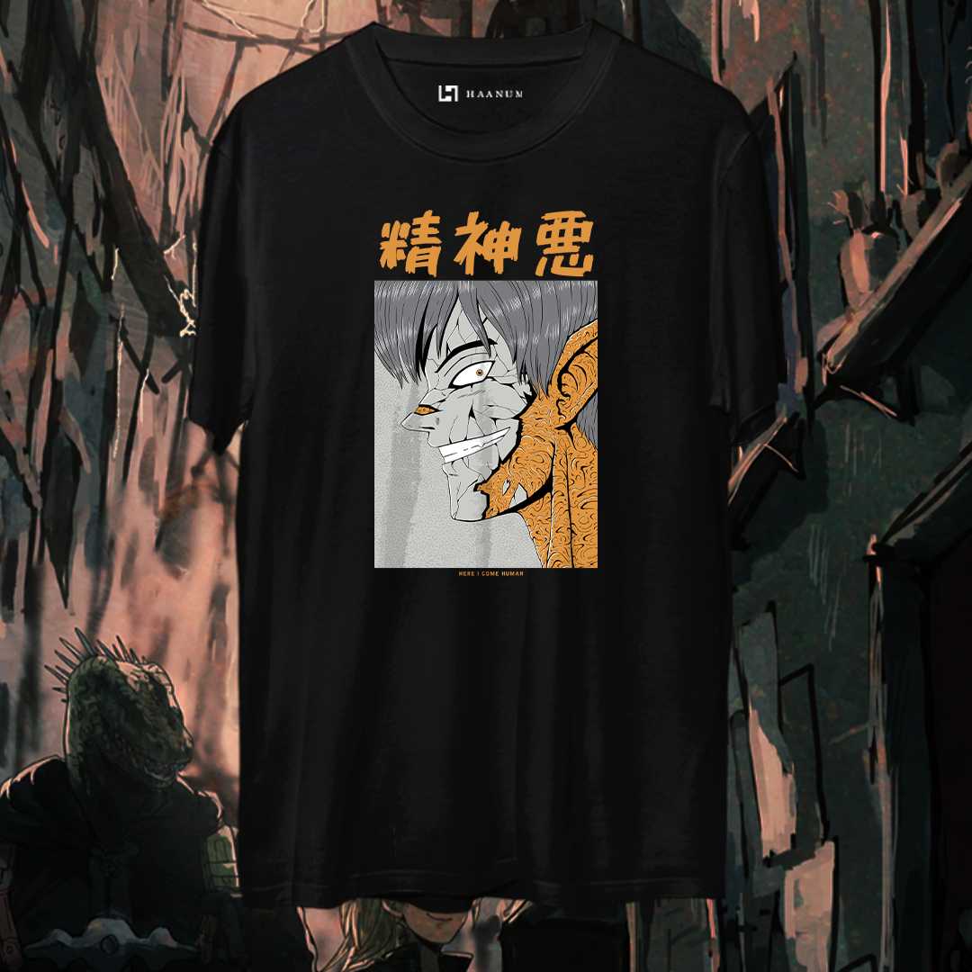 Anime Boy Round Neck Half Sleeve Unisex T-Shirt