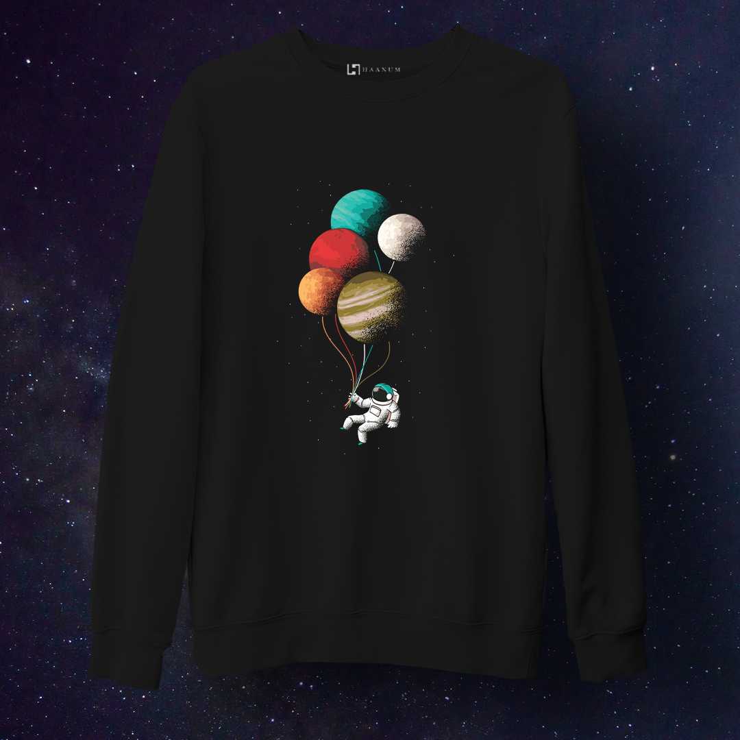 Astronut Baloons Unisex Sweatshirt - Haanum