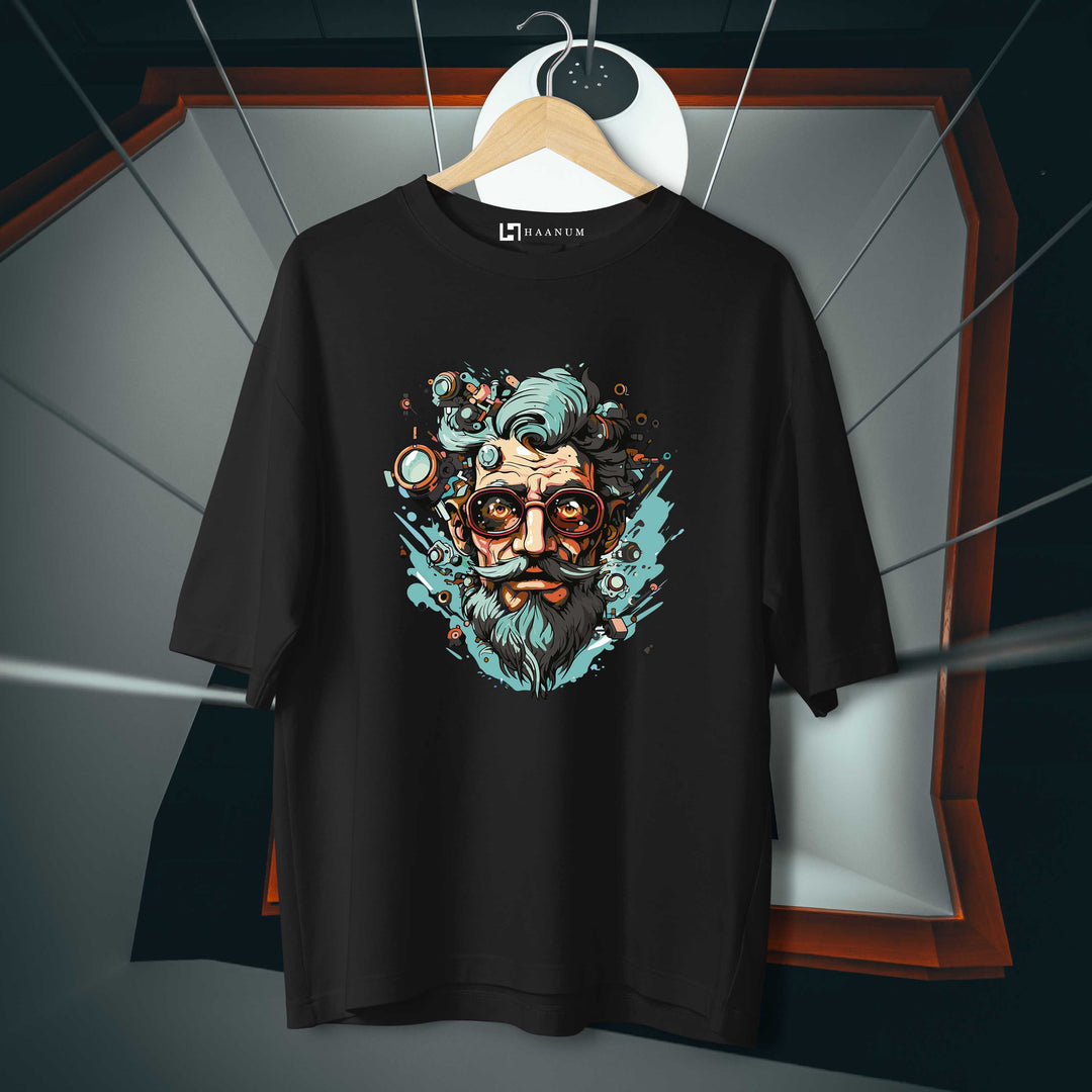 Man Glasses Oversized Tshirt - Haanum