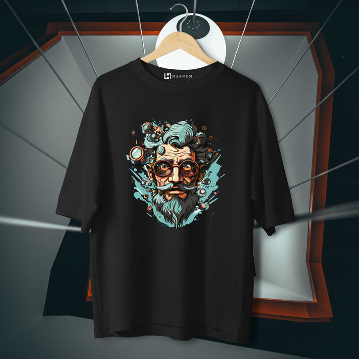 Man Glasses Oversized Tshirt - Haanum