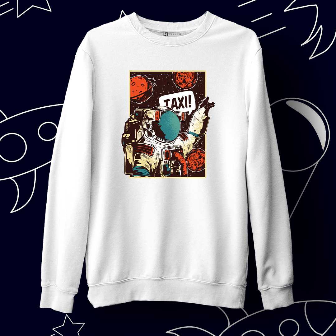 Astronut Taxi unisex sweatshirt - Haanum