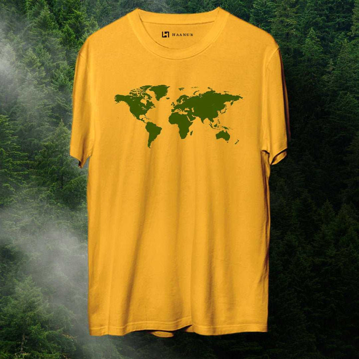 Atlas Round Neck Half Sleeve Unisex T-Shirt - Haanum