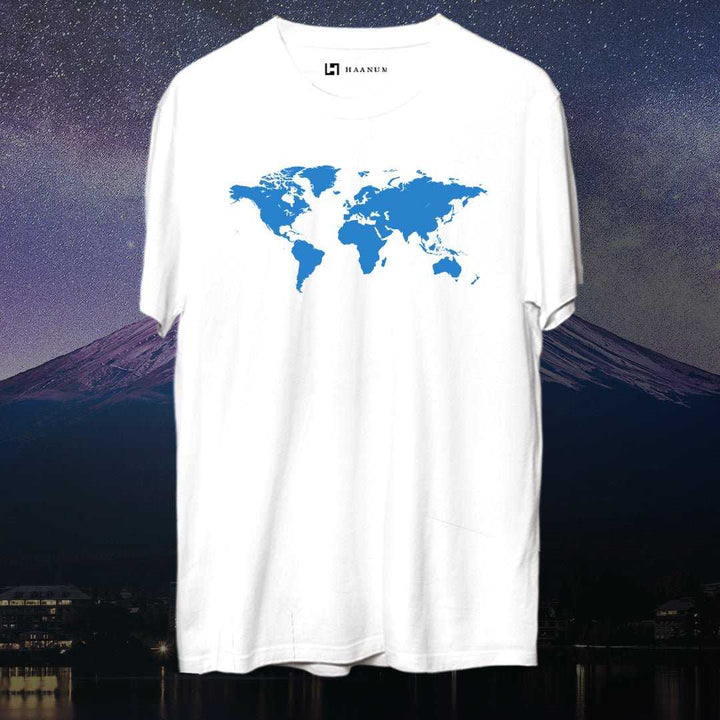 Atlas Round Neck Half Sleeve Unisex T-Shirt - Haanum