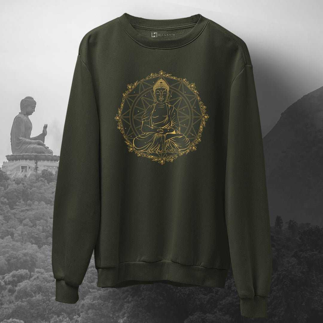 Buddha Gold Unisex Sweatshirt - Haanum