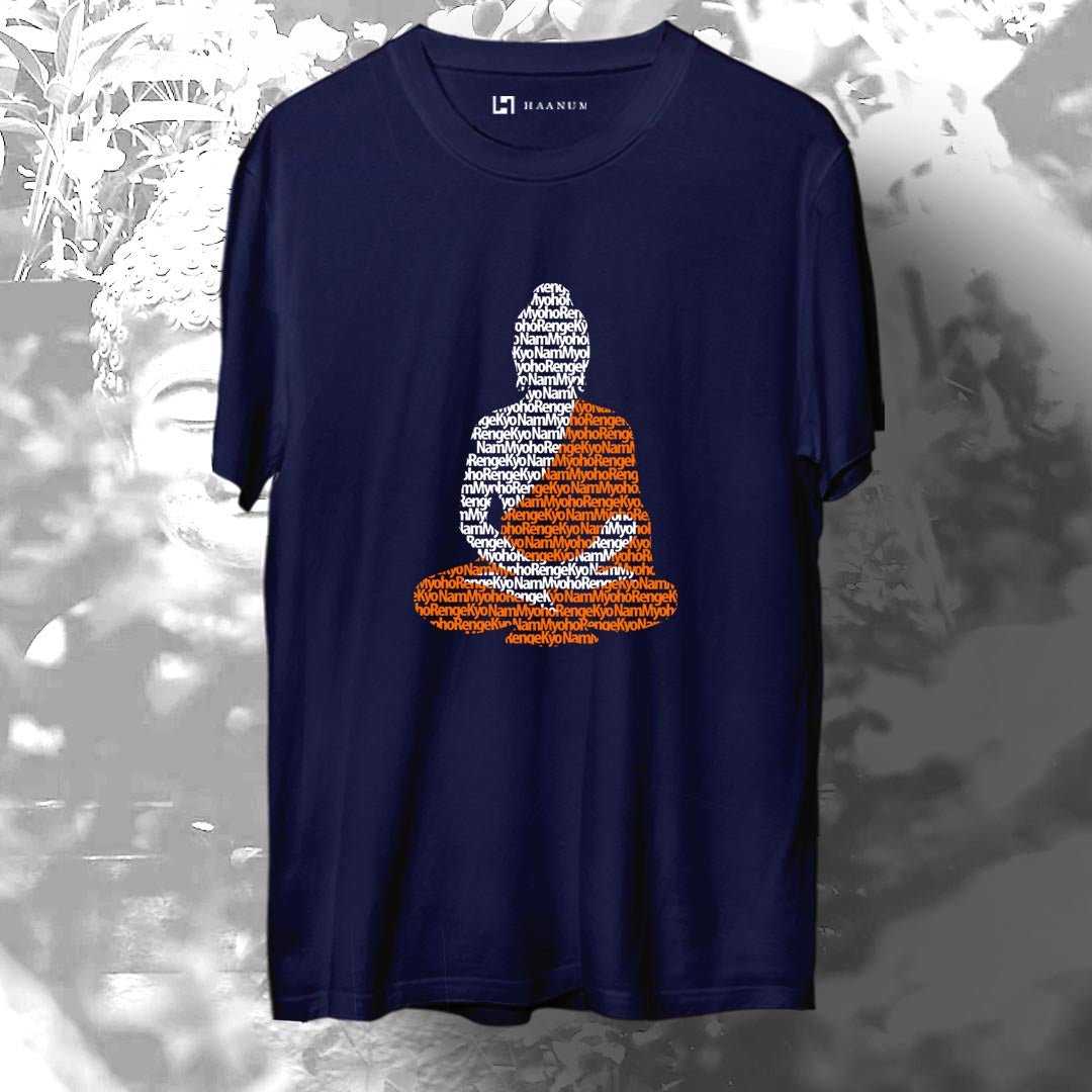 Chants Of Buddha Crew Neck Sleeve Unisex T-Shirt - Haanum