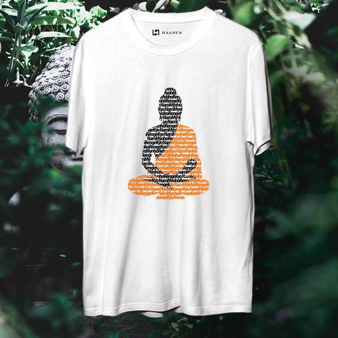 Chants Of Buddha Crew Neck Sleeve Unisex T-Shirt - Haanum