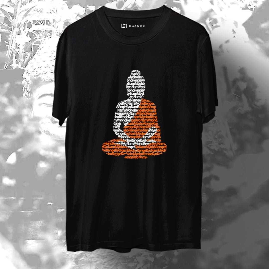 Chants Of Buddha Crew Neck Sleeve Unisex T-Shirt - Haanum
