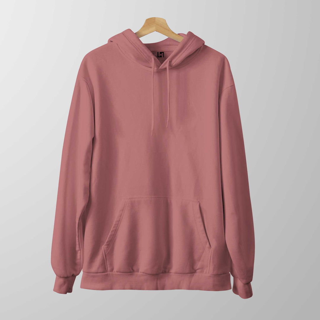 Coral Unisex Hoodie Plain - Haanum