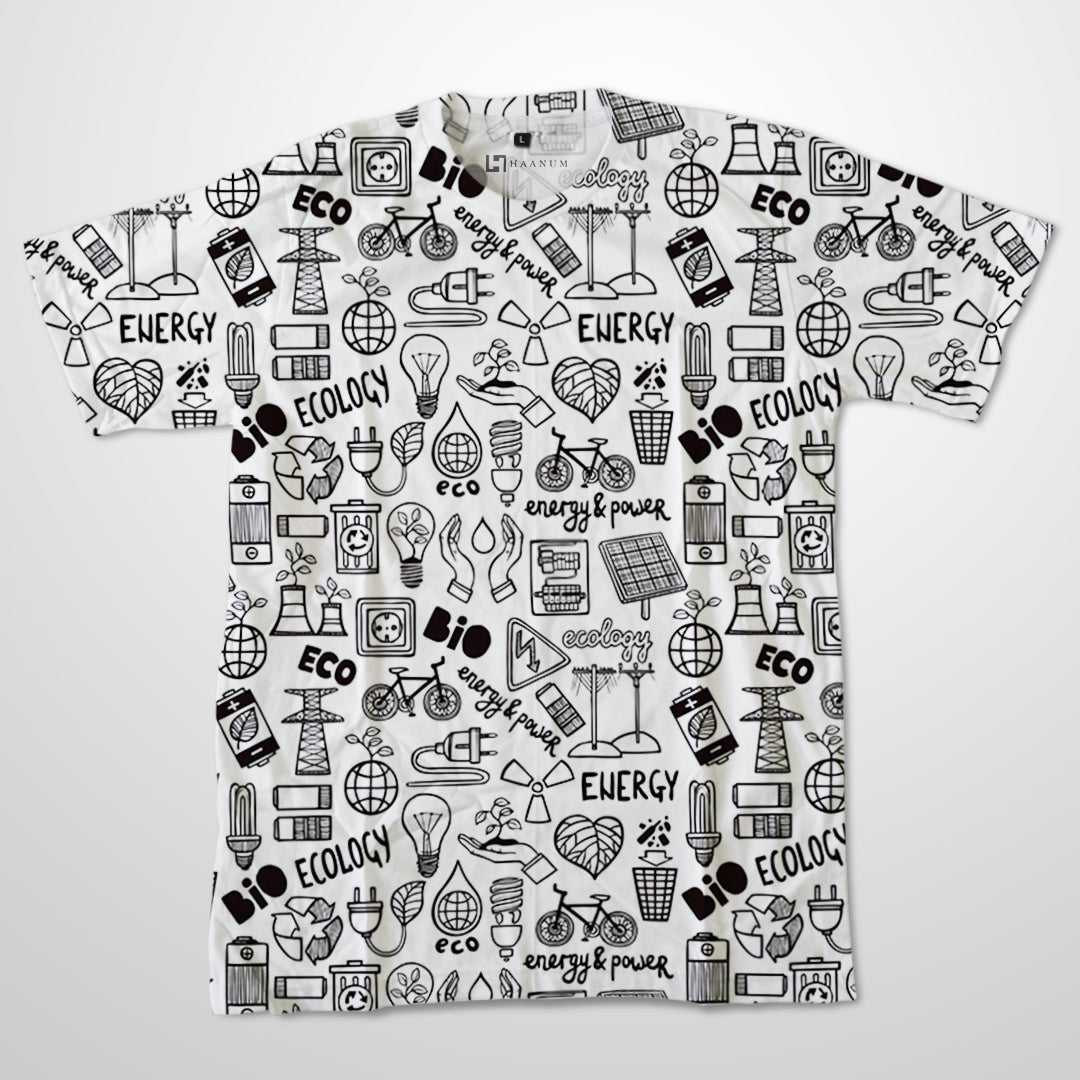 Ecology Full Print Half Sleeve Unisex T-Shirt