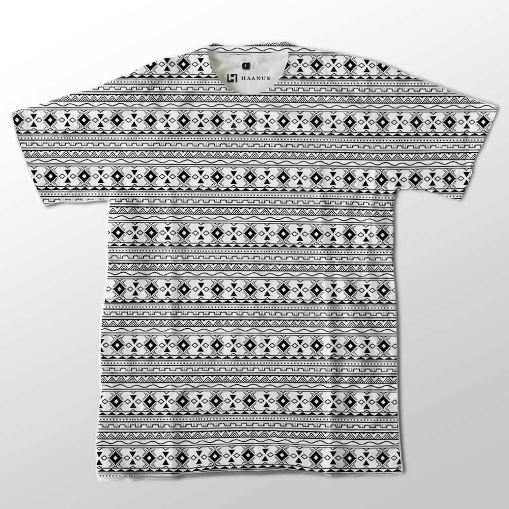 Ethnic Pattern Full Print Half Sleeve Unisex T-Shirt