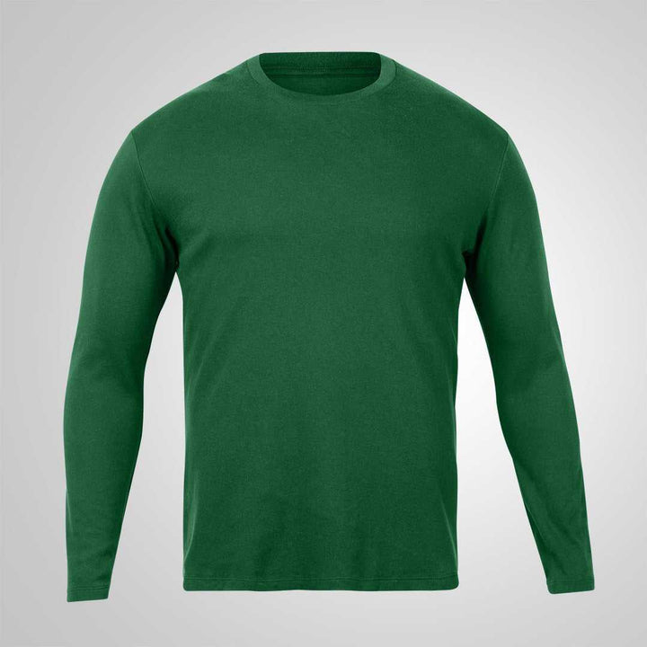 Full Sleeve Crew Neck Plain T-shirt - Haanum
