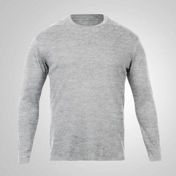 Full Sleeve Crew Neck Plain T-shirt - Haanum