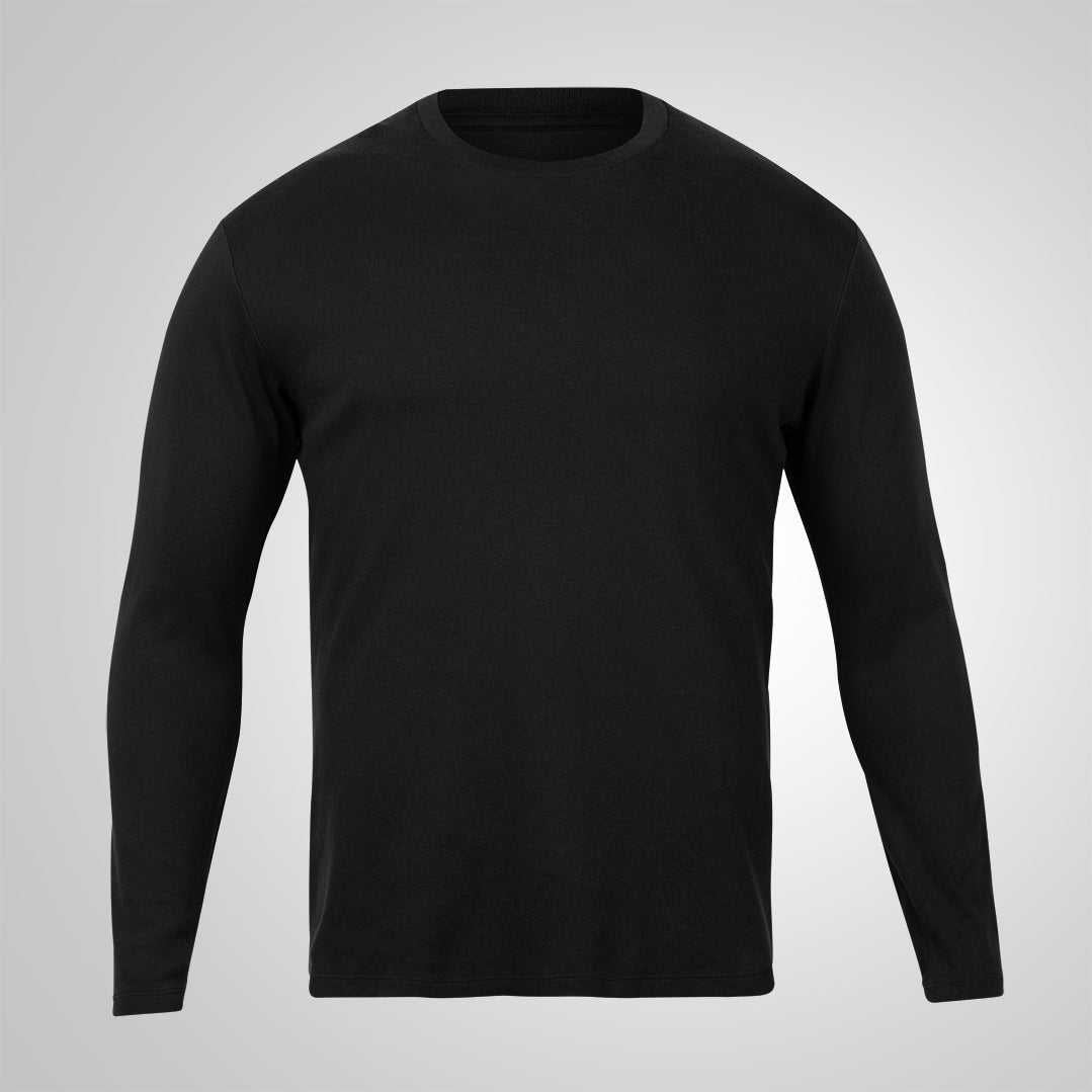 Full Sleeve Crew Neck  Plain T-shirt - Haanum