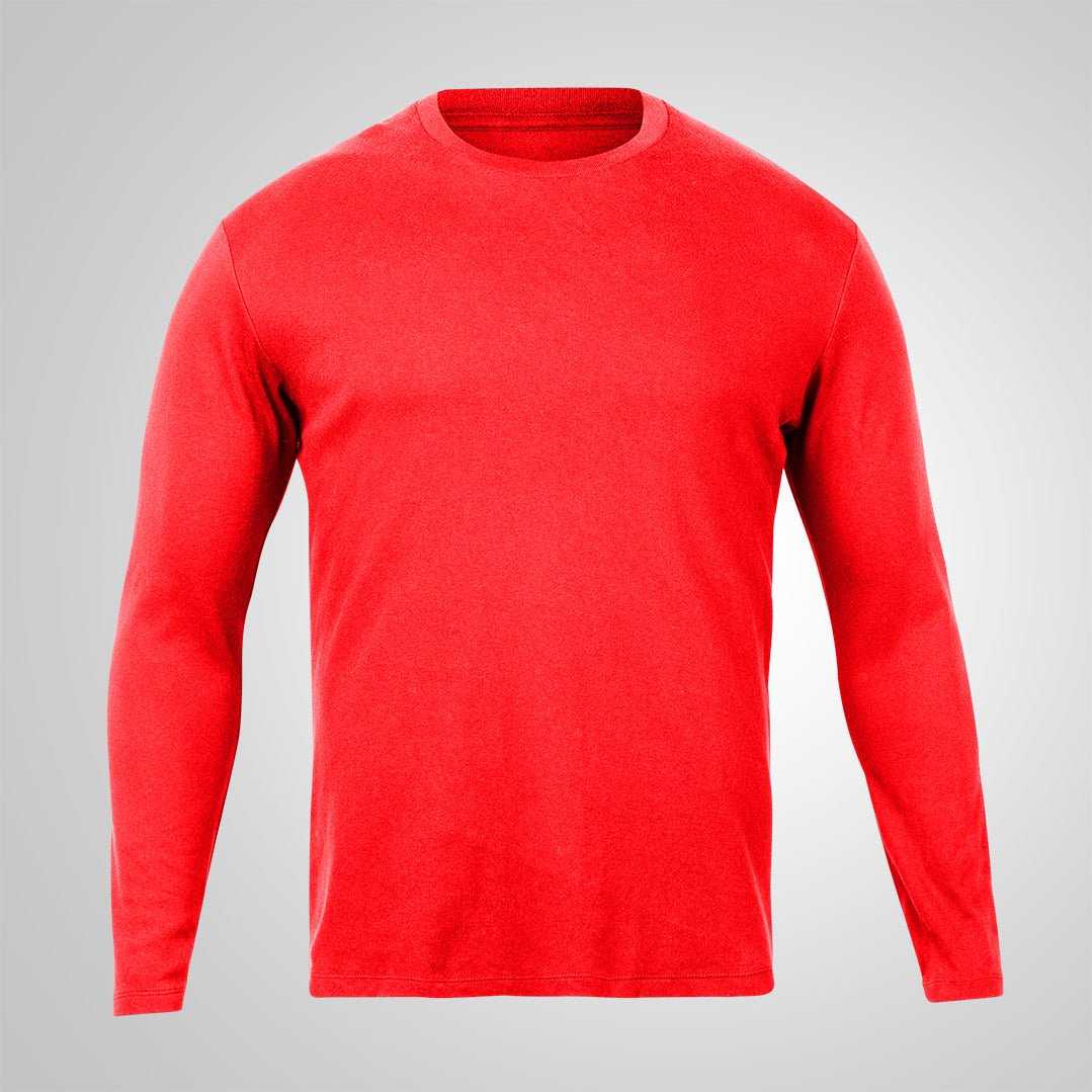 Full Sleeve Crew Neck Plain T-shirt - Haanum