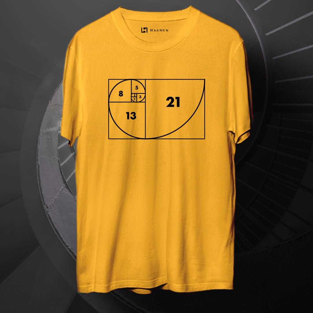 Golden Ratio Round Neck Half Sleeve Unisex T-Shirt
