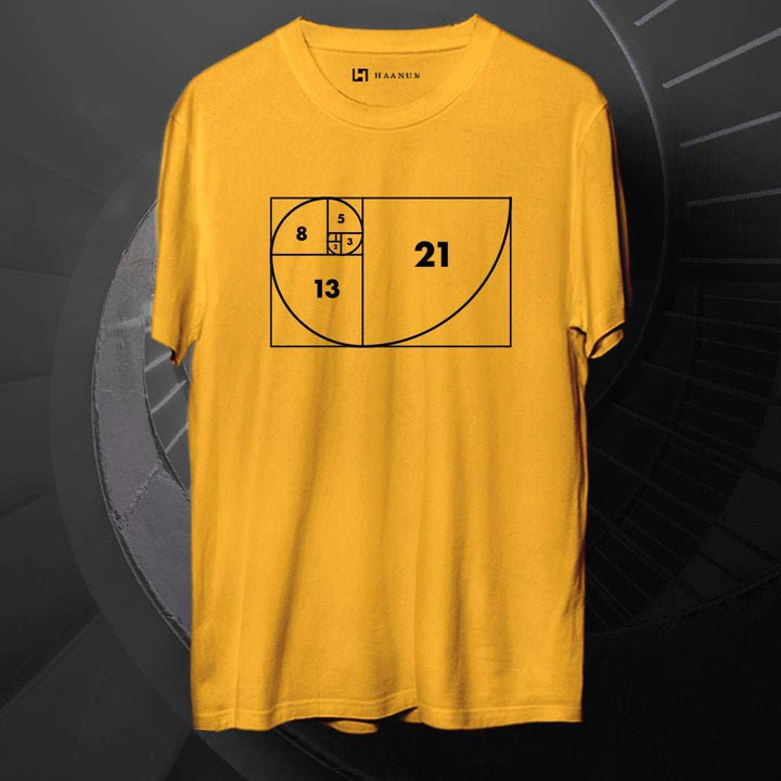 Golden Ratio Round Neck Half Sleeve Unisex T-Shirt