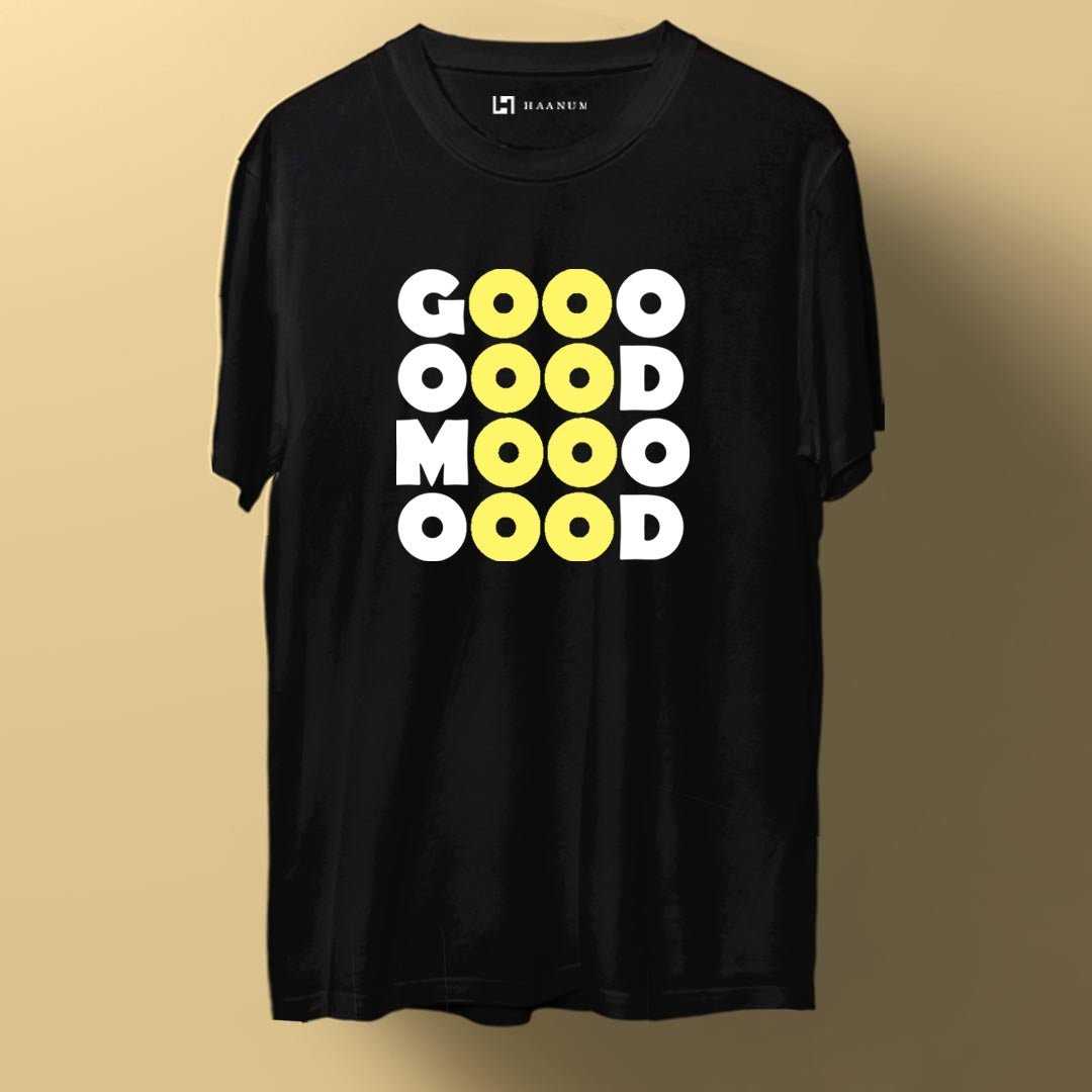 Good Mood Crew Neck Sleeve Unisex T-Shirt - Haanum