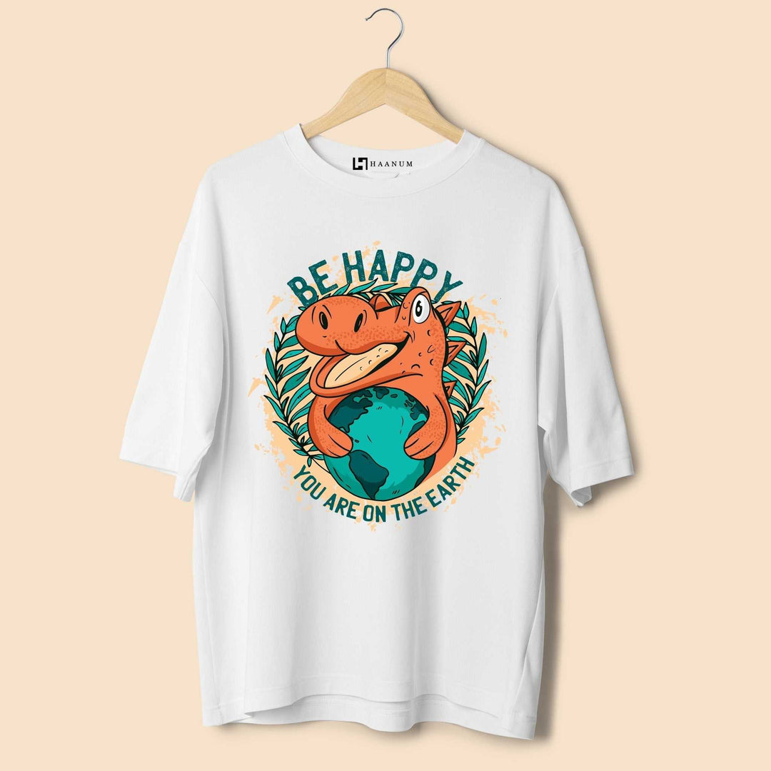 Happy dino oversized tshirt - Haanum