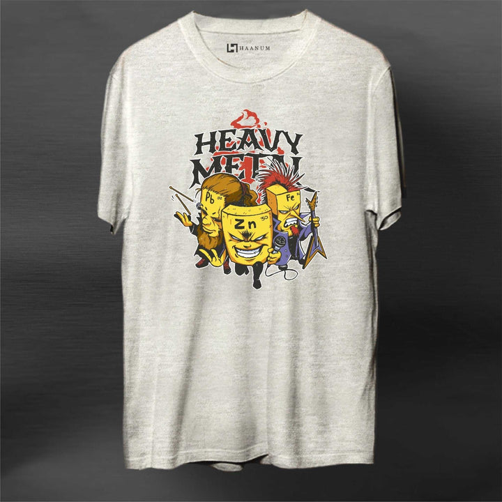 Heavy Metal Round Neck Half Sleeve Unisex T-Shirt