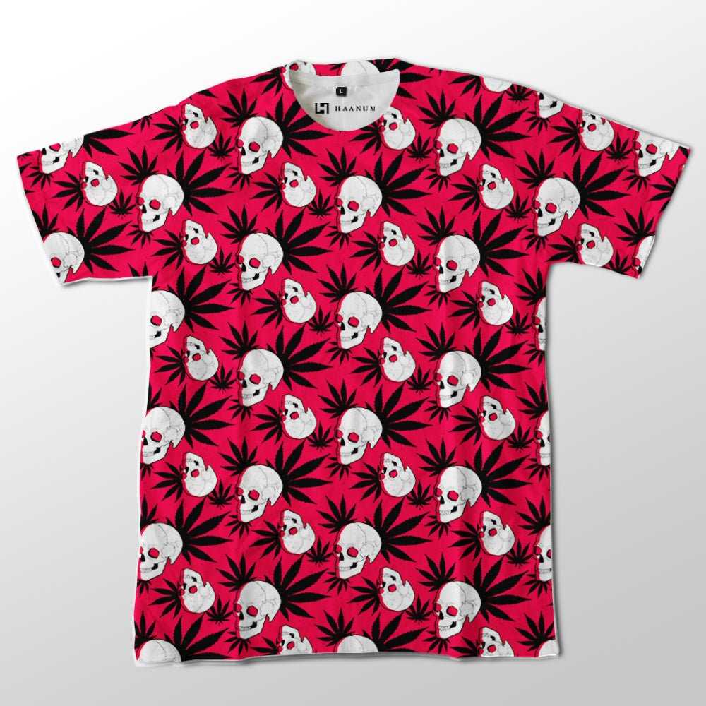 High Skulls Full Print Half Sleeve Unisex T-Shirt - Haanum