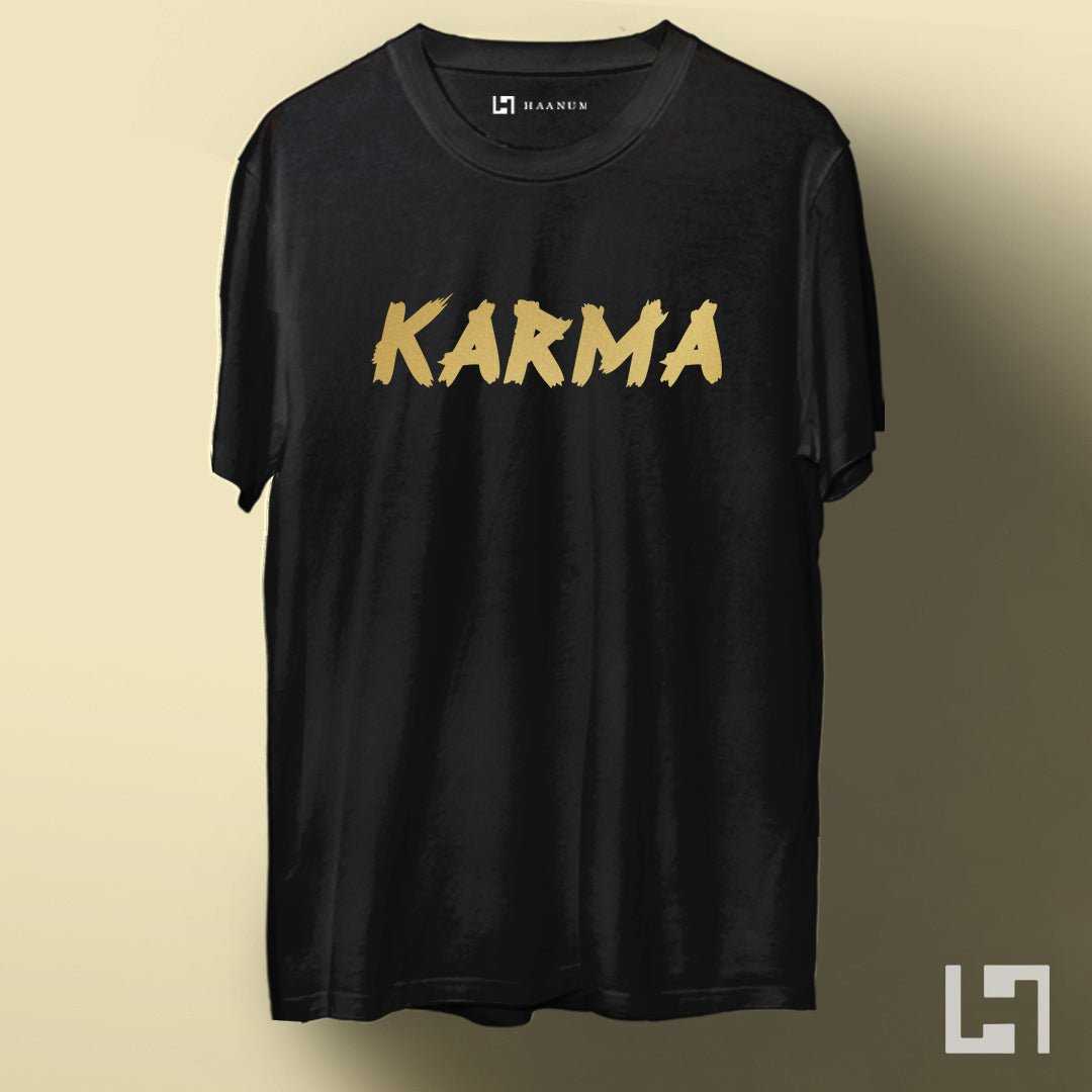 Karma Crew Neck  Sleeve Unisex T-Shirt
