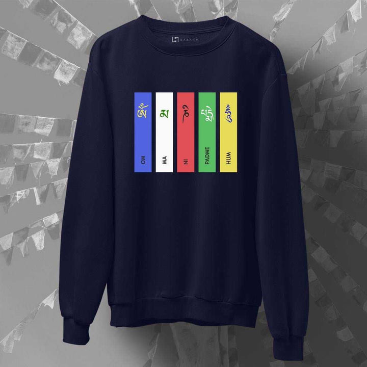 Ladakh/Om Mani Padme Hum Unisex Sweatshirt - Haanum