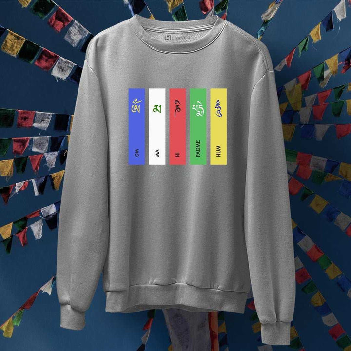 Ladakh/Om Mani Padme Hum Unisex Sweatshirt - Haanum