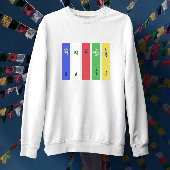 Ladakh/Om Mani Padme Hum Unisex Sweatshirt - Haanum