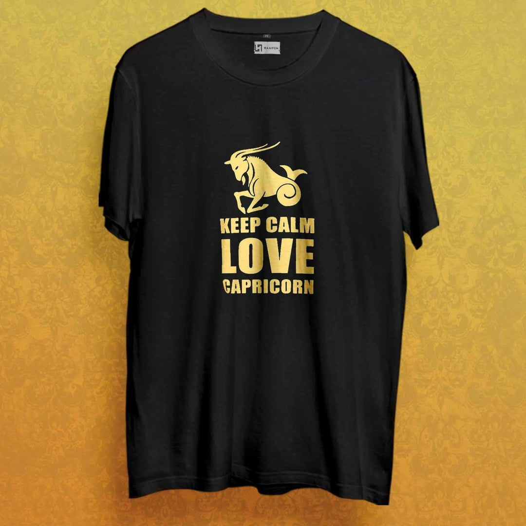 Love Capricorn Crew Neck Sleeve Unisex T-Shirt - Haanum