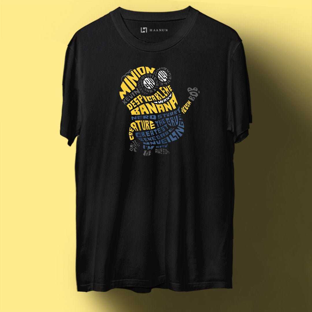 Minion Crew Neck Half Sleeve Unisex T-Shirt - Haanum