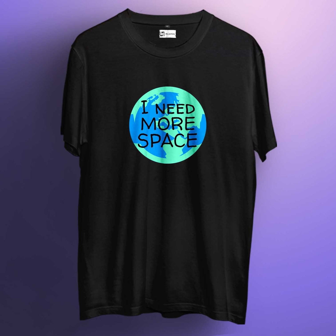 More Space Needed Crew Neck Sleeve Unisex T-Shirt - Haanum