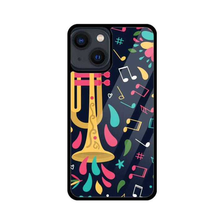 Music Notes APPLE IPHONE Glass Cover - Haanum