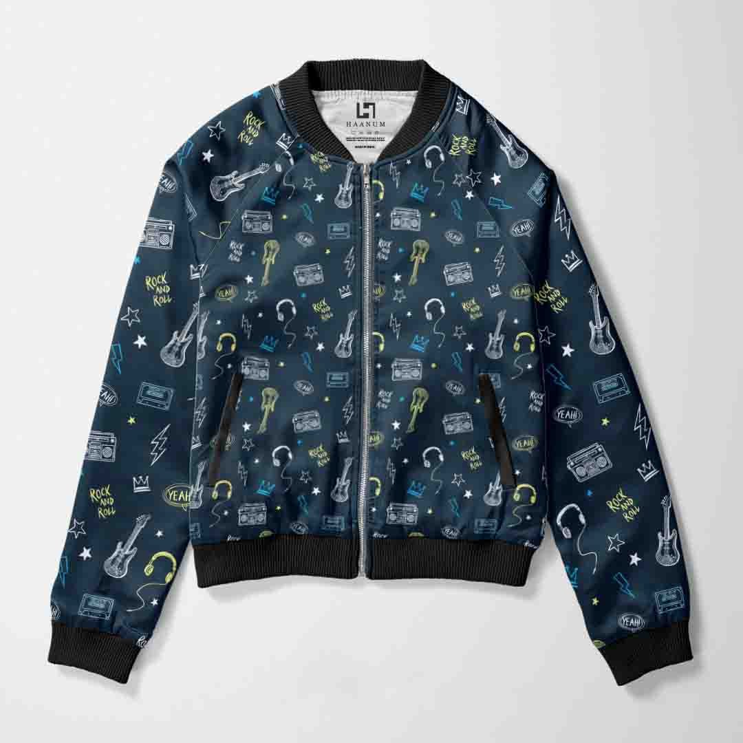 Music Unisex Bomber Jacket - Haanum