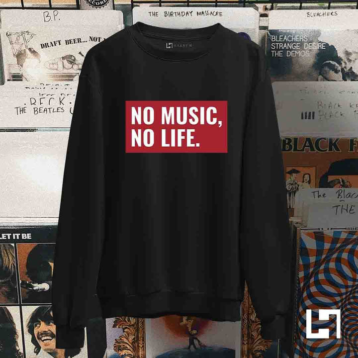 No Music No Life Unisex Sweatshirt - Haanum