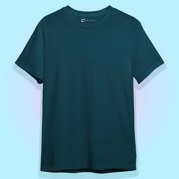 Oversized T-Shirts Plain Crew Neck  - Haanum