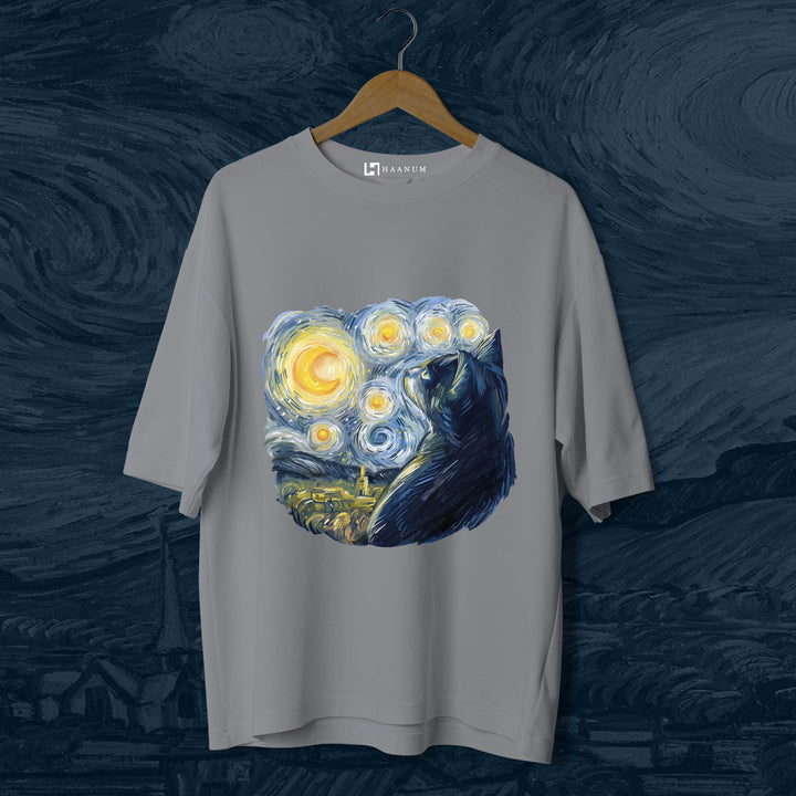 Van Gogh Oversized Tshirt - Haanum