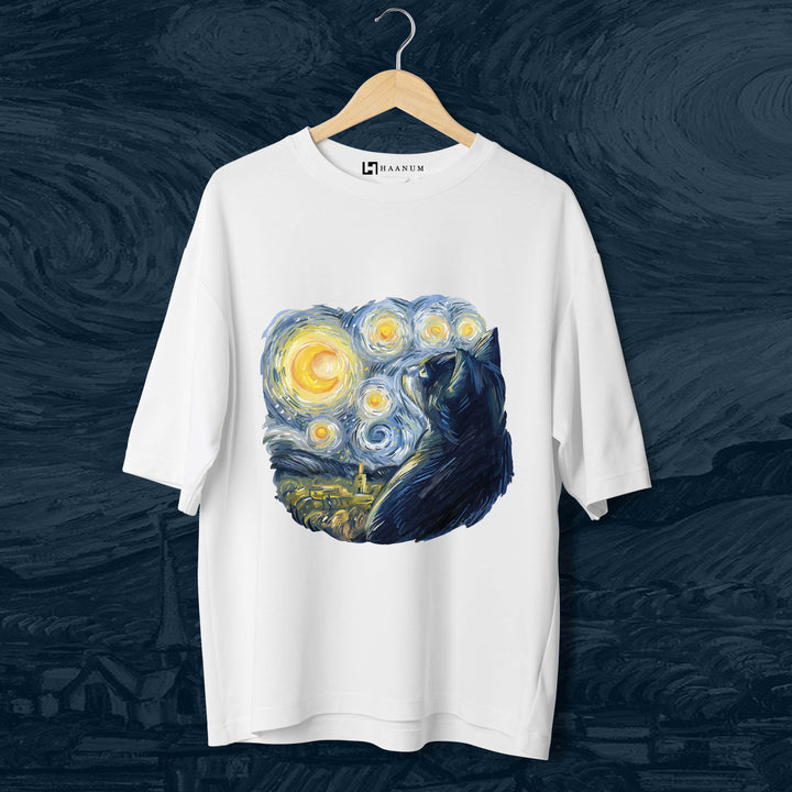 Van Gogh Oversized Tshirt - Haanum