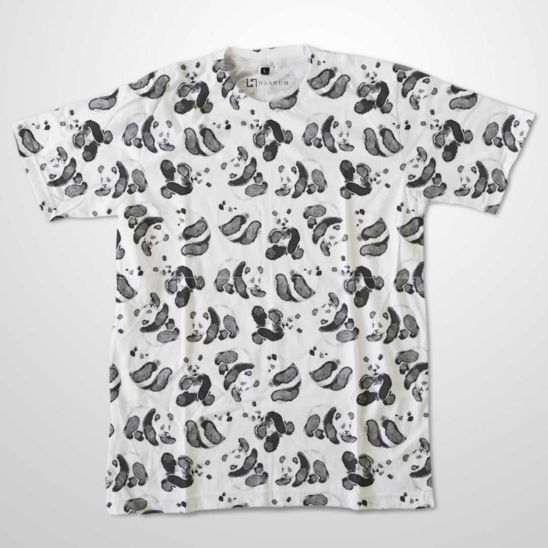 Pandas Full Print Half Sleeve Unisex T-Shirt