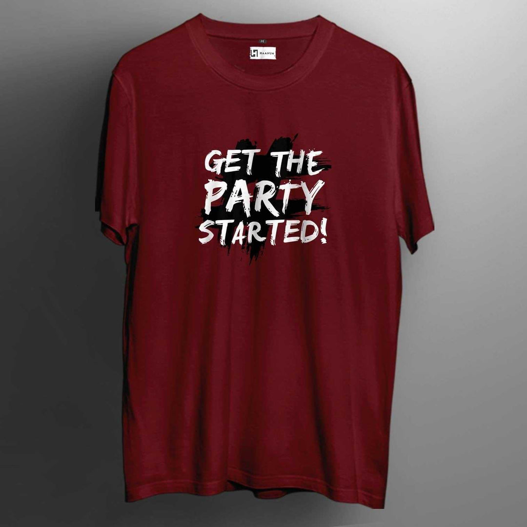 Party Crew Neck Sleeve Unisex T-Shirt - Haanum