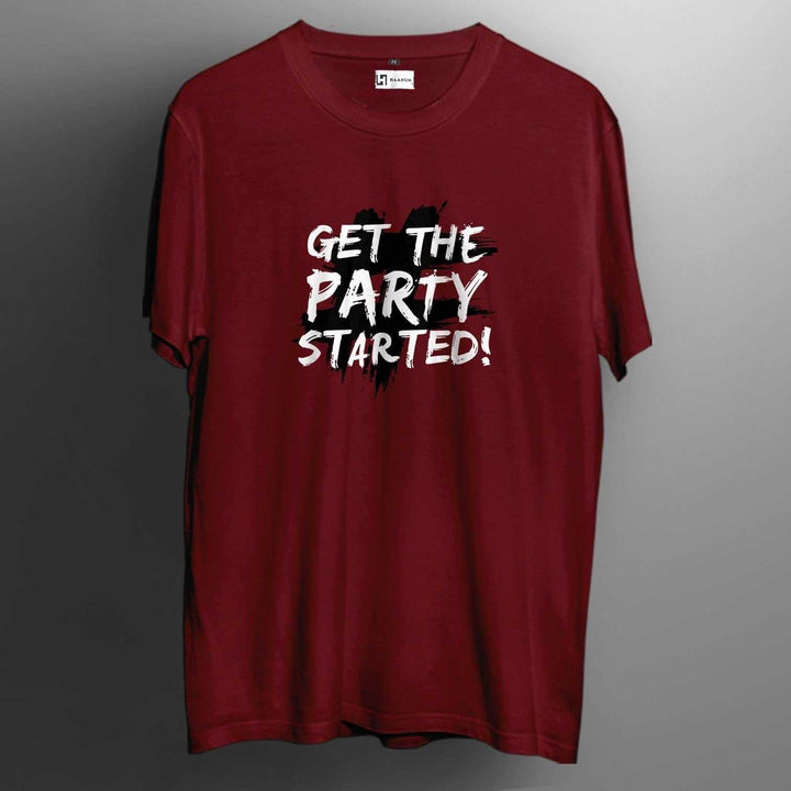 Party Crew Neck Sleeve Unisex T-Shirt - Haanum