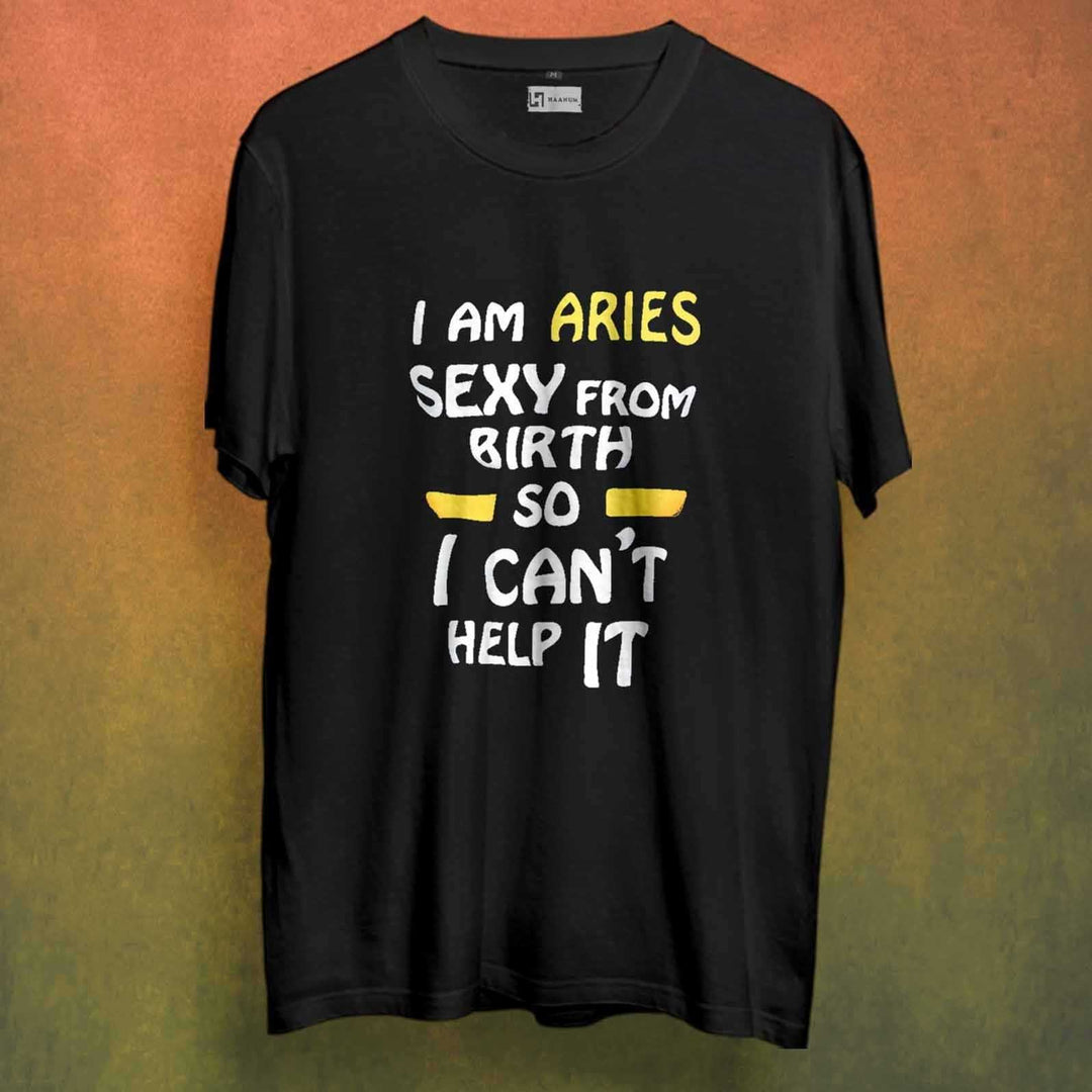 Proud Aries Crew Neck Sleeve Unisex T-Shirt - Haanum