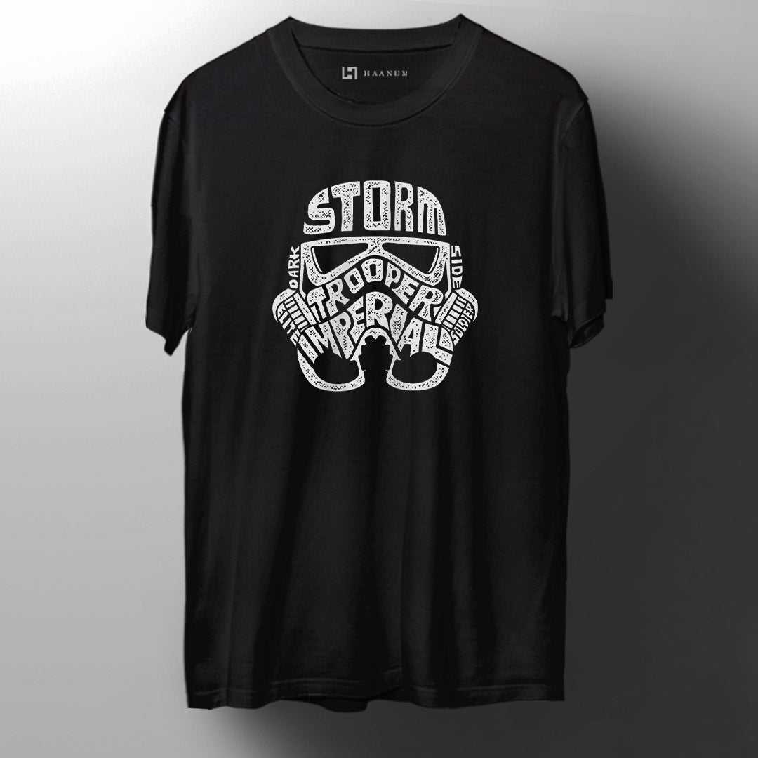 Storm Trooper Crew Neck Half Sleeve Unisex T-shirt - Haanum