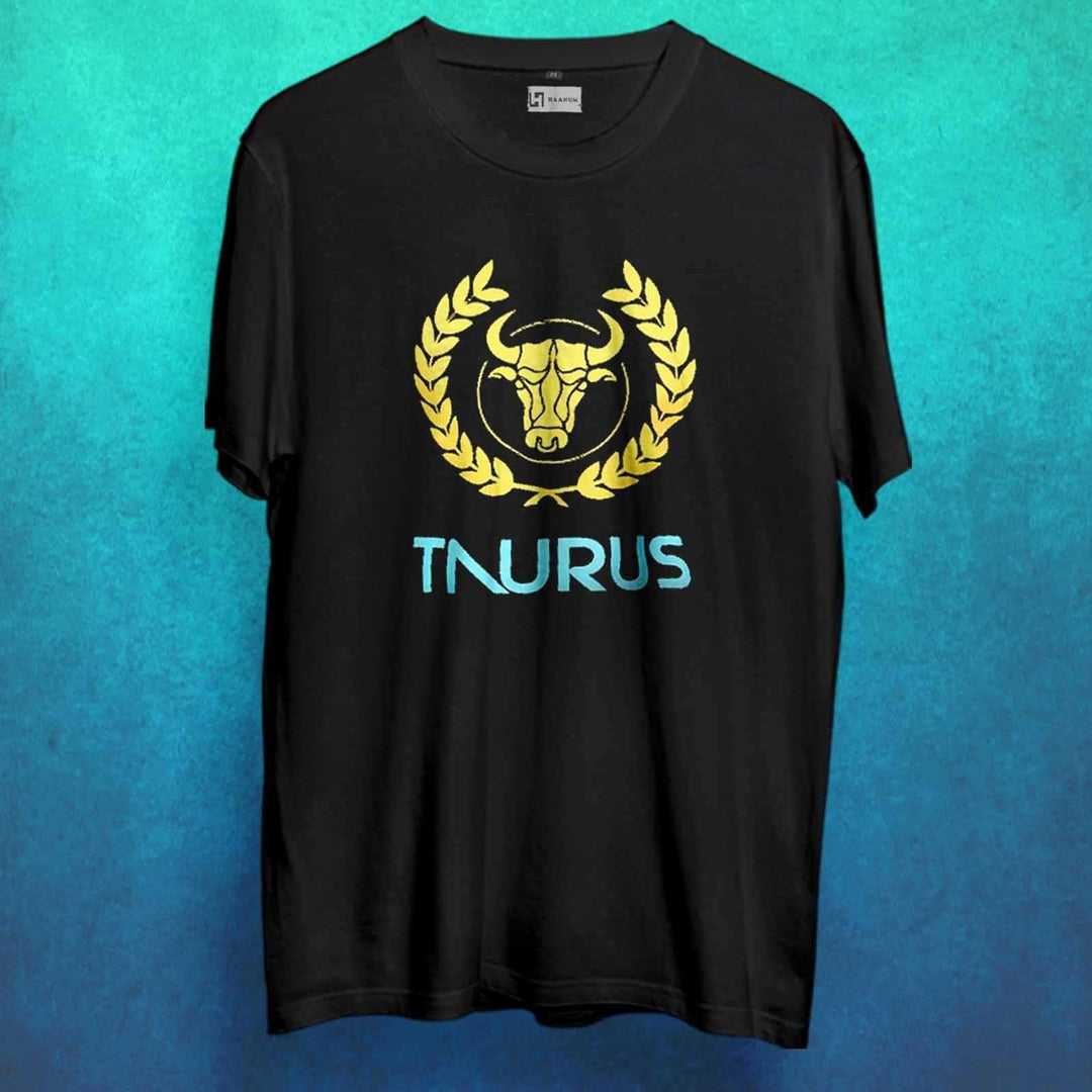 Taurus Crew Neck Sleeve Unisex T-Shirt - Haanum