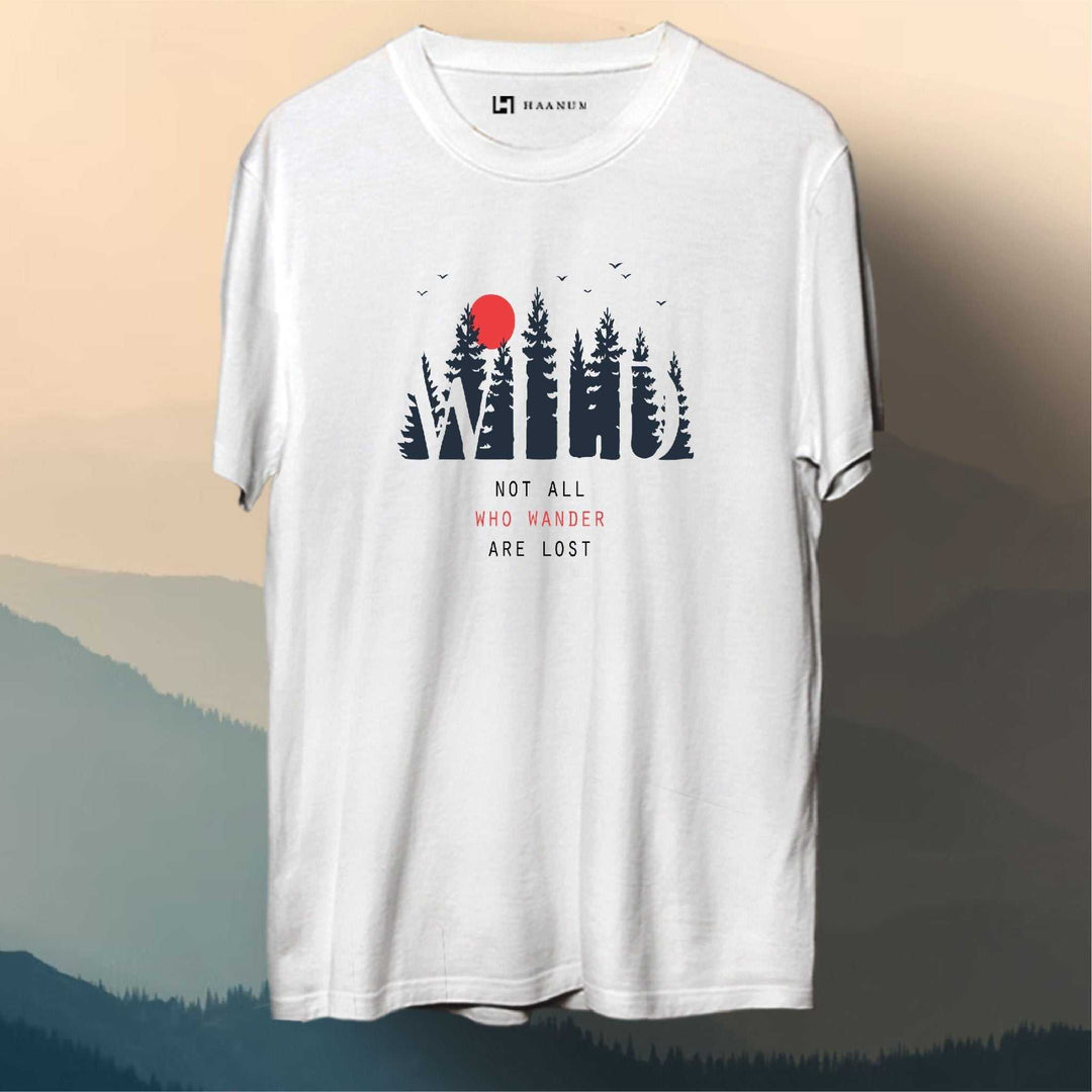 Wanderer Crew Neck Half Sleeve Unisex T-shirt - Haanum