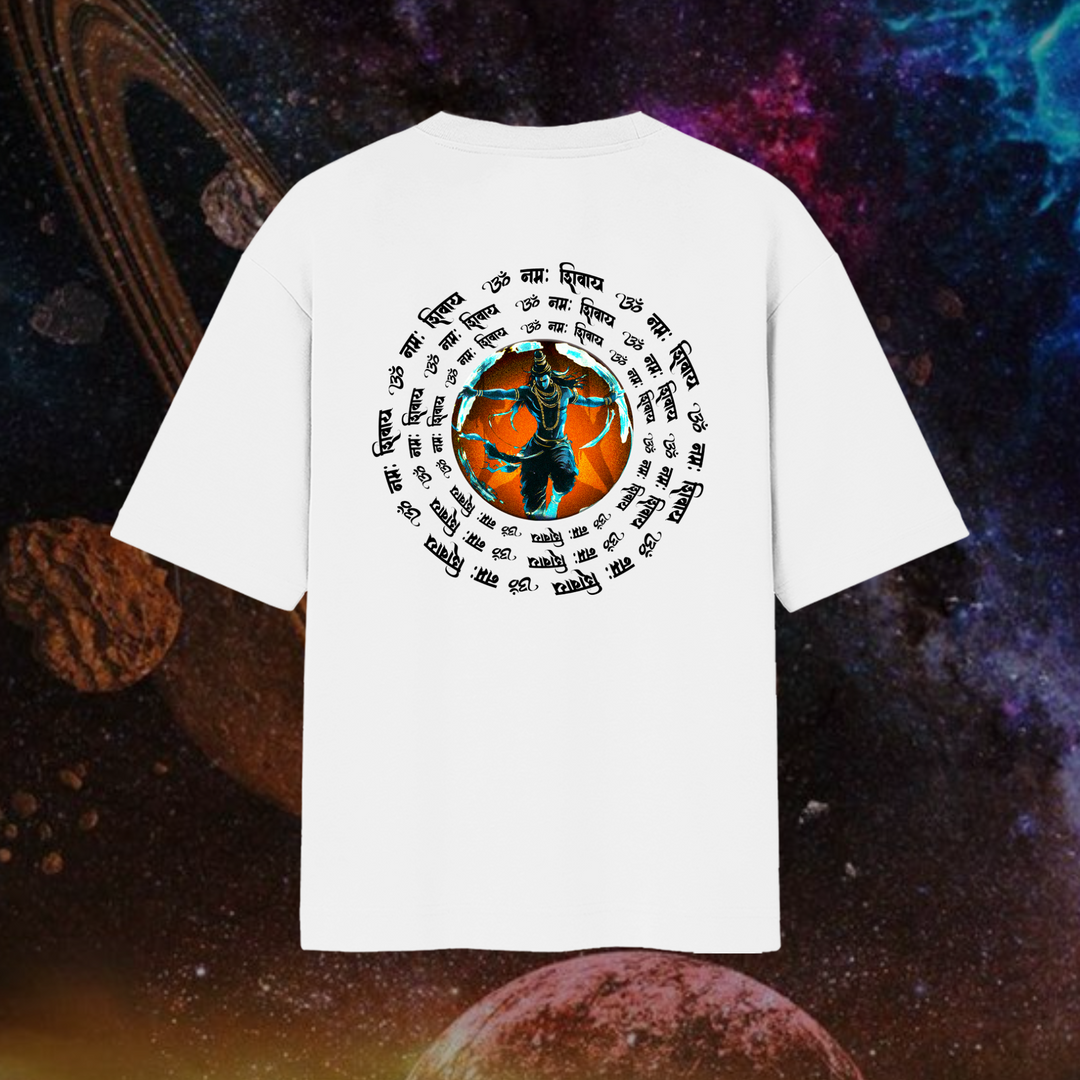 Shiv Gaurav Oversized Round Neck Half Sleeve Unisex T-Shirt