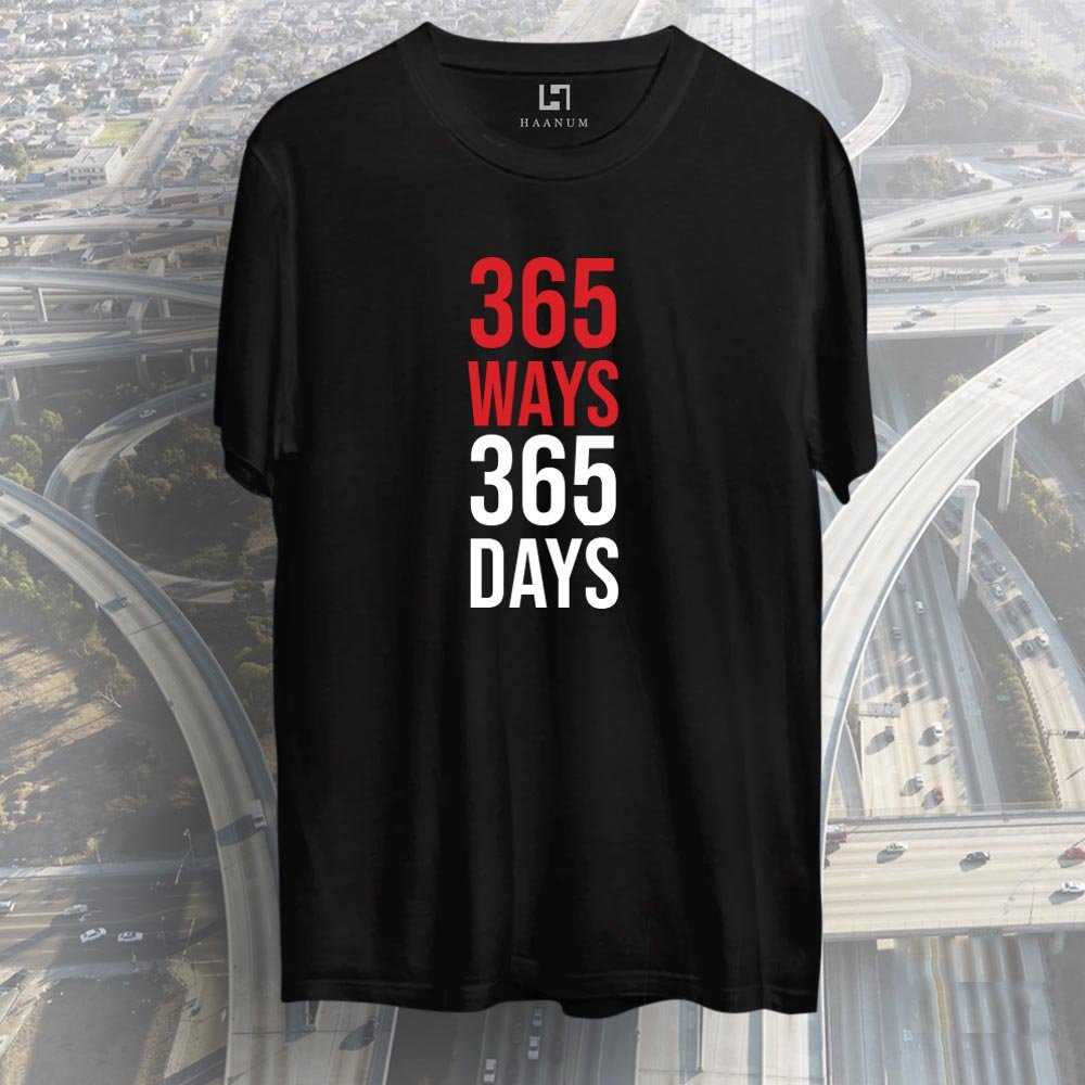 Discover the ultimate comfort and style with our 365 Ways Crew Neck Half Sleeve TShirt. Perfect for both men and women. Shop now!