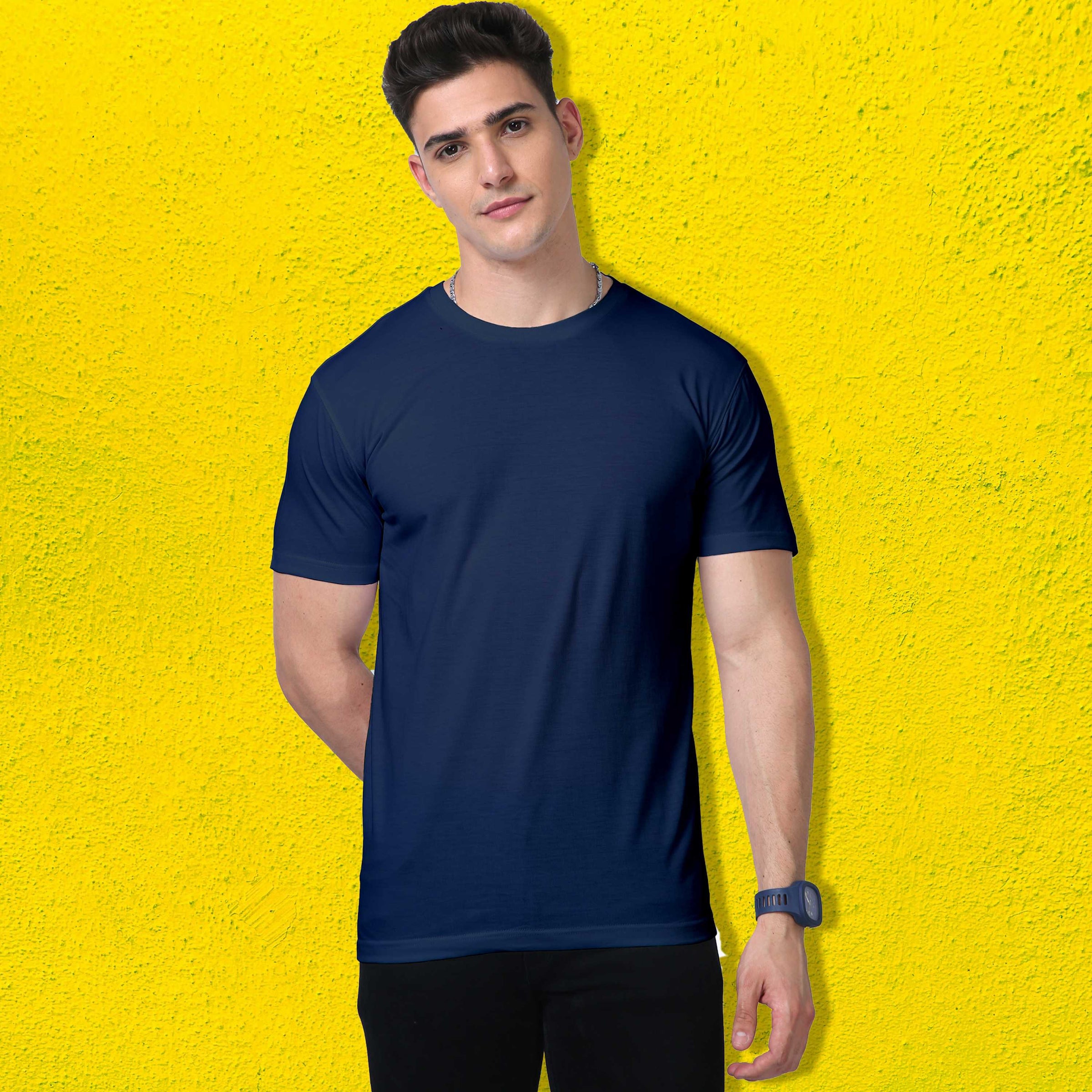Navy Luxury Supima T-shirt - Haanum