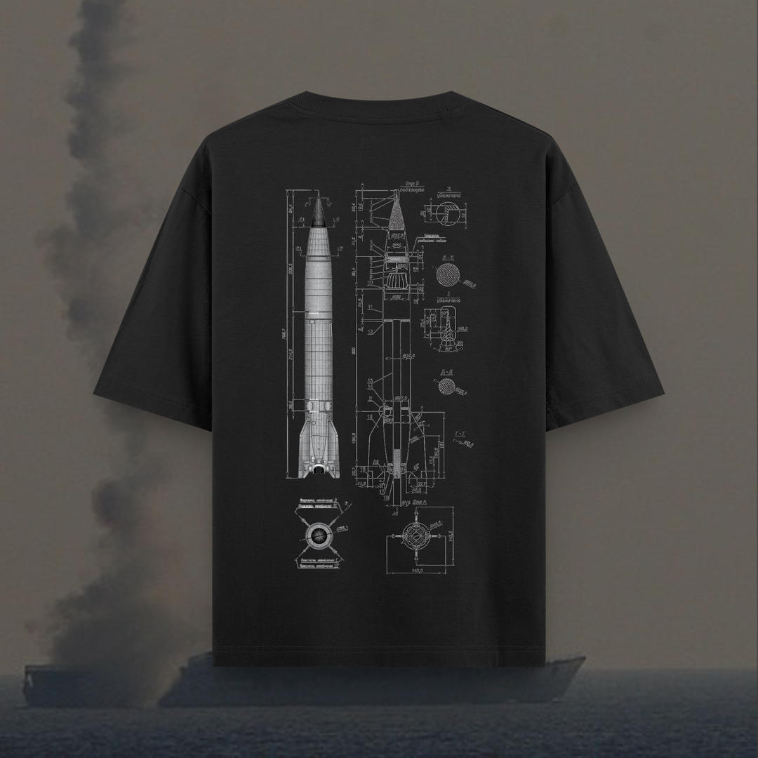 Brahmos Oversized Round Neck Half Sleeve Unisex T-Shirt